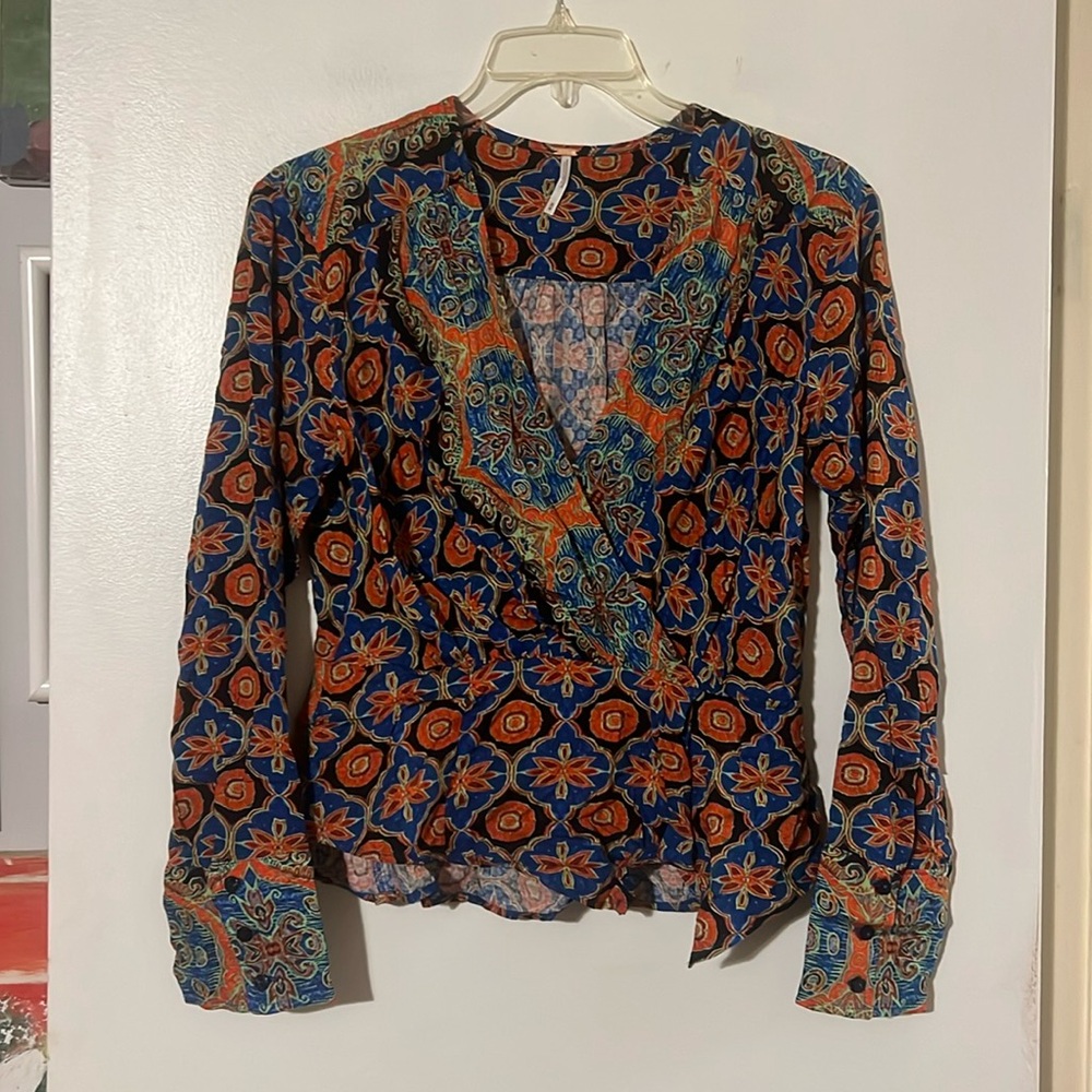 Free People surplice top. Long sleeve.